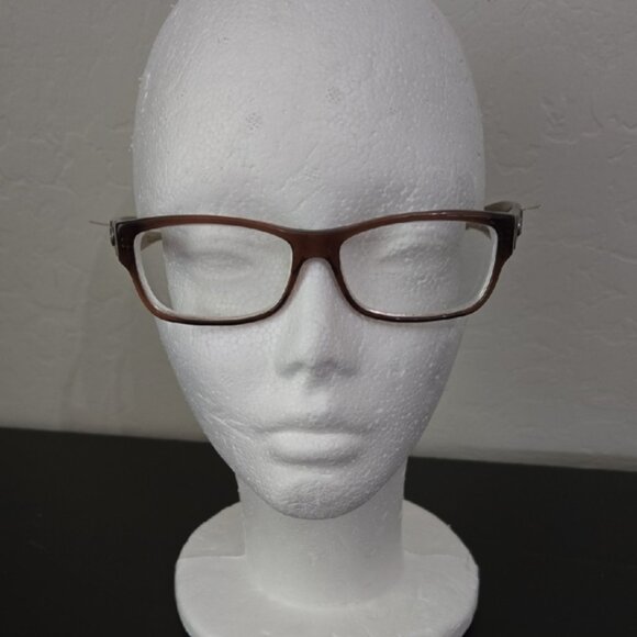 Gucci Brown Rectangular Eyeglasses GG 3133 MH5 135 - Picture 1 of 7